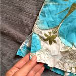 Suzy Shier Y2K Tropical Floral Mini skirt in Blue and Yellow Photo 2