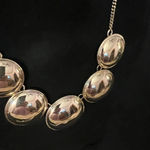 ROUND SHINY GOLDEN DISKS beautiful necklace Photo 2
