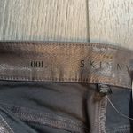 White House | Black Market NWT WHBM Silver/Gunmetal Gray Finish Jeggings Size 00L Photo 2