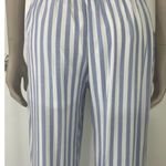 HYFVE HYFYVE White & Blue Striped High Waisted Casual Pants Photo 7