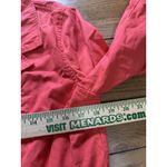 Old Navy Women Rebellion Red Size Medium Long Field Jacket Cotton Zip READ Photo 4