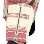 BCBGMAXAZRIA  Womens Striped Asymmetric Open‎ Abbey Blazer Jacket Red Multi Small Photo 7