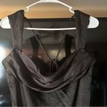 Meshki  NEW Lacey Black Satin Maxi Dress Photo 7