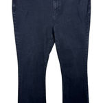 Loft  Black Cotton Mid Rise Bootcut Jeans Size 10 Photo 0