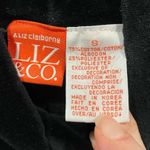 Liz & Co Cute 90’s-y2k black velvet mock neck long sleeve top  Photo 2