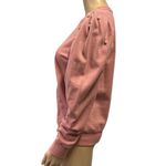 Jolie & Joy By FCT Puff Pearl Accent Shoulder Long Sleeve Sweatshirt Womens S Pink Photo 1