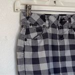 Miley Cyrus & Max Azria Women Buffalo Plaid checkered mini skirt Grey XSmall 1 Gray Size undefined Photo 11