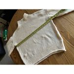 Oversized Chunky Knit Turtleneck Sweater Light Peach Cozy Comfy Warm M Size M Photo 8