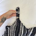 Susan Graver Tankini Top Swim Bottom And Skirt Womens 14 Black White 3 Piece Photo 2