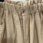 HYFVE  Paperbag Waist Shorts (Juniors) Beige Size Large Photo 2