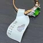 Vintage Emerald Green Birthstone Cubic Zirconia CZ Stone Gold Photo 10