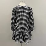 Seafolly Black & White Gingham Mini Dress - Size 12/14 (Medium/Large) Photo 3