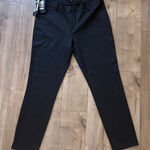 Andrew Marc NWT  Womens Ponte Stretch Pant #574907 Charcoal / Black Sz 14 Photo 0