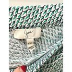 Joie  Filya Leaf Print Pull On High Waisted Slit Maxi Skirt Teal Turquoise XXS Photo 4