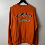 Vintage 90s Virginia Cavaliers Orange Crewneck Sweatshirt L Embroidered Unisex Size L Photo 8