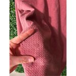 Lululemon Catch A Moment Crew Heathered So Merlot Sz 8 Textured Pullover Red Pin Photo 5
