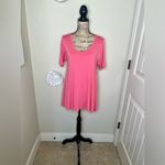 LuLaRoe NTM:  Prefect Tee Discontinued Swing Top in Vibrant Coral Side Small Photo 1