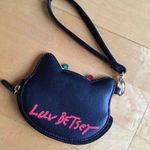 Betsey Johnson Betsy Johnson Luv Glam Reindeer Kitty Wristlet / Coin Purse, White, Black Photo 1