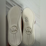 Michael Kors  Scotty Smokey Rose Leather Sneakers Women Size 7 (New without box) Photo 6