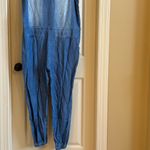 Zenana Outfitters  Blue Denim Jogger Style Jumpsuit Photo 4