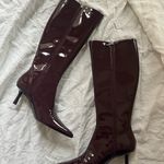 Just Fab Emilia Boot (Elegant Burgundy Knee-High Boots) Photo 1