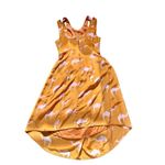 Anthropologie Rare "Dromedary Dress" by Charlotte Taylor Orange pink camel novel Photo 4