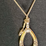 Brighton #404  Gold and Silver Pendant Necklace Photo 0