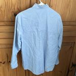 Ann Taylor  Blue Button Down Shirt Size Medium Photo 4
