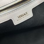 Versace Women's White/Gold Leather La Medusa Bucket Bag Style 1003013 DVIT2T Photo 7