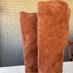 Stuart Weitzman XCurve 85 Slouch Heeled Boots Brown Suede Size 10 Photo 5