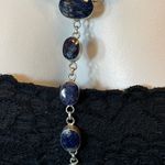 Sterling Silver Picasso Stone Y Drop Necklace Photo 2