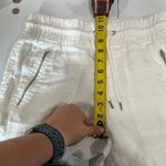 Athleta White 100% Linen Cabo Jogger Breezy Lightweight Beachy Pants Womens 4 Photo 6