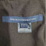 French Connection Whisper Ruffle Minidress Women's 4 Black V-Neck NWOT Photo 6