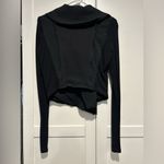 Bar III NWOT  Asymmetrical Moto Cropped Zip Up Photo 3