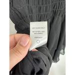 Tbags Los Angeles Mini Dress Bohemian Gypsy Black Ruffle Detailed Size XS Photo 8