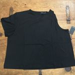 Eloquii  Twist Shoulder Tee Black Size 18/20 Photo 6