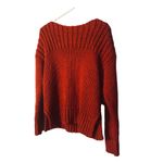 Universal Threads Universal Thread Red Long Sleeve Thick Knit Warm Cozy Sweater Women Sz M Photo 3