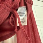 Steve Madden Madden NYC pink shirred corset puff sleeve cropped blouse large Photo 4