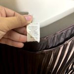 Annabelle Brown Satin Pleated Midi Dress Sz L NWT Size L Photo 4