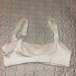 Aerie White Textured Bikini Top Photo 1