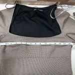 ZARA  Mini Shift Dress Brown Plaid Long Sleeve Square Neck Business Casual Sz M Photo 9