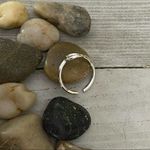 Sterling Silver Oval Toe Ring Midi Ring Silver Photo 1