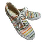 Keds Anthro  x Rifle Paper Co. Anchor Happy Stripe Cream Multi Stripe Sneaker 6.5 Photo 11