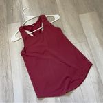 Lululemon Love Tank Top racerback pleated womens Red (size 4) athleisure workout Photo 0