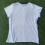 Vince  Pima cotton color block navy and White Top, size L Photo 1
