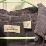 Falls Creek Grey Cotton Button Up Flannel Shirt Photo 1