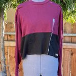 PINK - Victoria's Secret Victoria's Secret Pink Sweatshirt Snap Sleeve Boyfriend Crop size M Photo 7