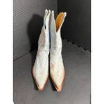 Los Altos Ostrich Cowboy Boots Light Blue Western Womens Size 9.5 Rodeo Leather Photo 2