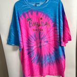 Gildan Bahamas Tie-Dye T-Shirt - Pink and Blue Photo 1