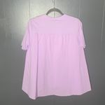 ZARA NWOT   Lilac‎ Relax Tee Shirt Size M Photo 4